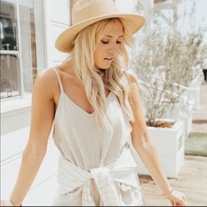 Carly Jean Los Angeles Lynee Jumper - Natural